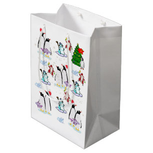 Penguin Christmas Gift Bags