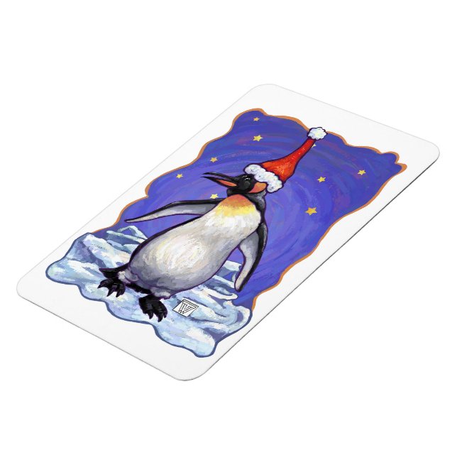 Penguin Christmas Magnet (Left Side)