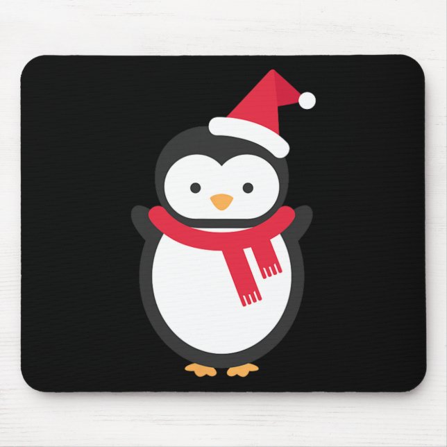 Penguin Christmas  Mouse Pad (Front)