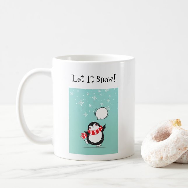 Penguin Christmas Mug (With Donut)