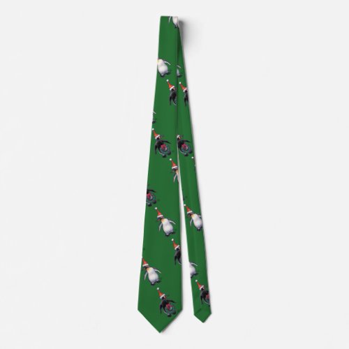 Penguin Christmas Neck Tie