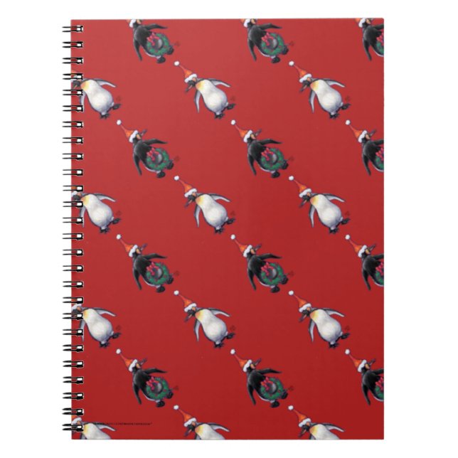 Penguin Christmas Notebook (Front)