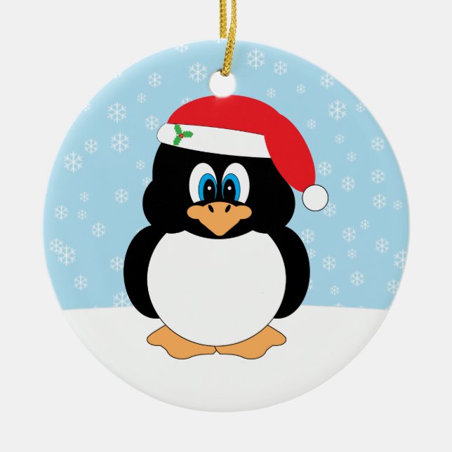Penguin Christmas Ornament (Front)