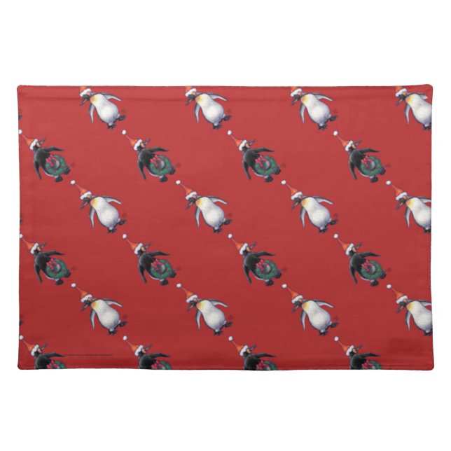 Penguin Christmas Placemat (Front)