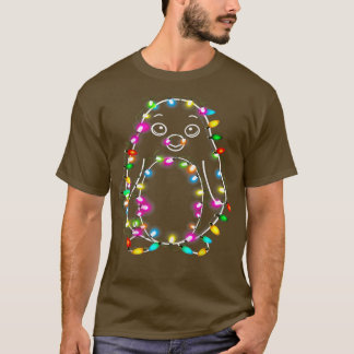 penguin christmas tree color light Christmas Tree T-Shirt