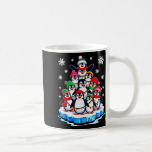 Penguin Christmas Tree Penguin Lover Xmas For Men Coffee Mug
