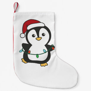 Penguin Christmas Winter Animals Holiday Penguines Small Christmas Stocking