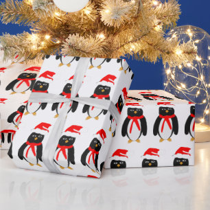 Penguin Christmas Wrapping Paper