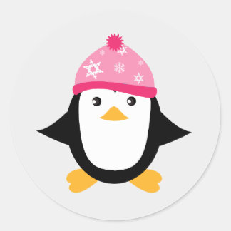Penguin Classic Round Sticker