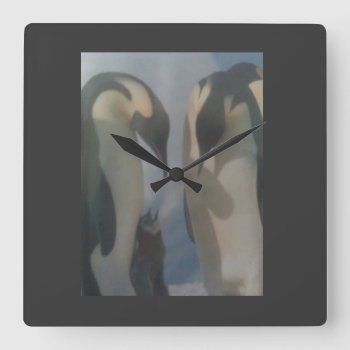 Penguin Clock by 1jagernett at Zazzle