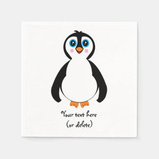 Penguin Cocktail paper napkins