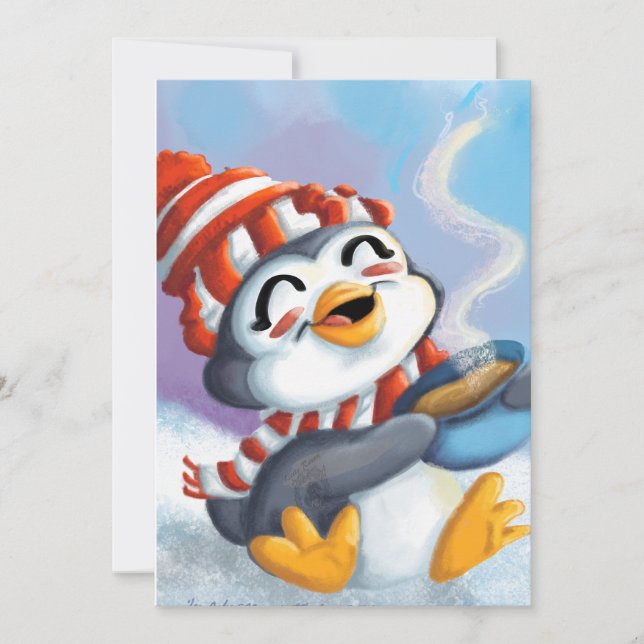 Penguin Cocoa card (Front)