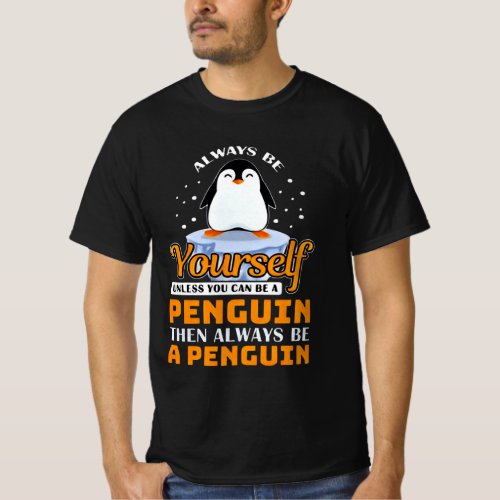 Penguin coding art T_Shirt