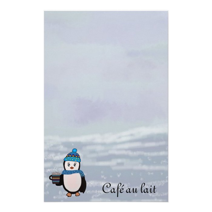 Penguin Coffee Break Stationery