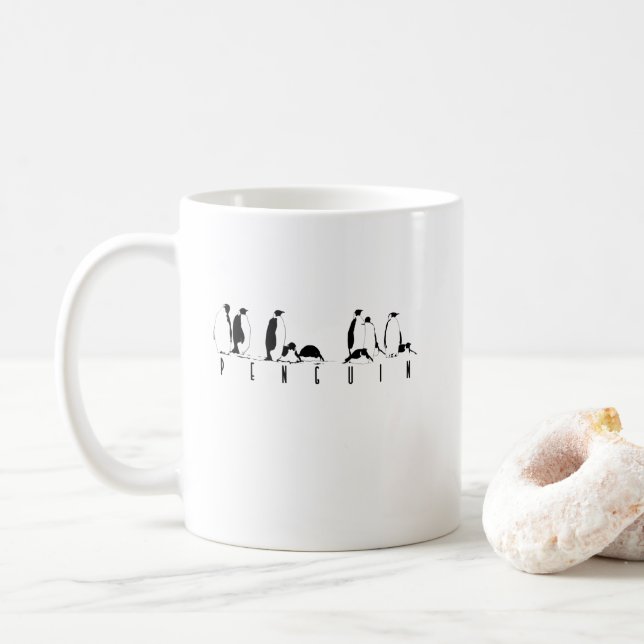 penguin coffee mug (With Donut)