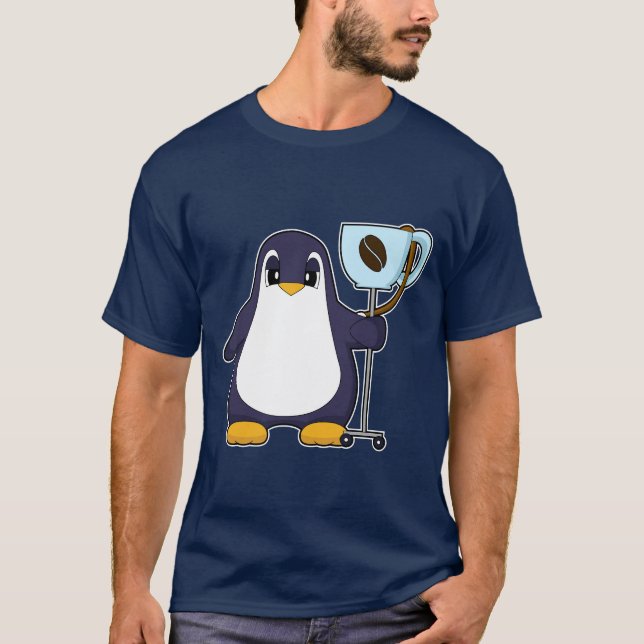 Penguin Coffee Mug T-Shirt (Front)