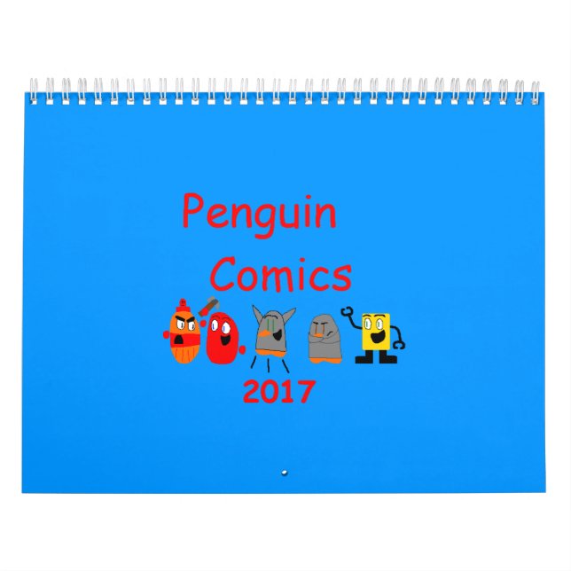 Penguin Comics 2017 Calendar (Cover)