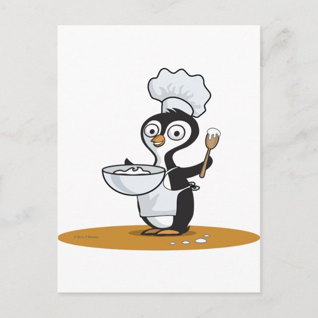 Penguin Cook Postcard (Front)