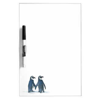 Penguin Couple Dry Erase Board