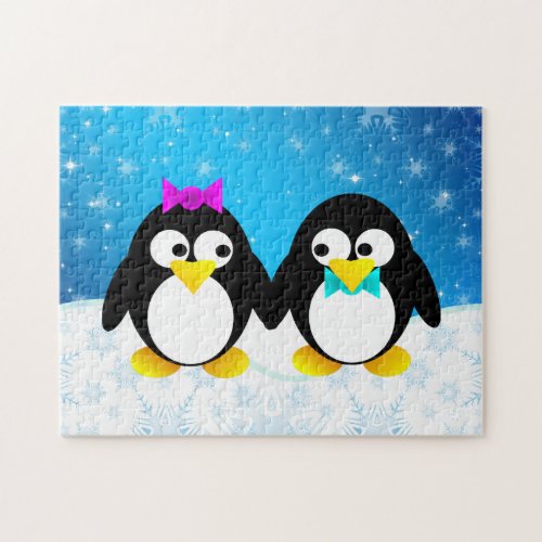 Penguin Couple Jigsaw Puzzle