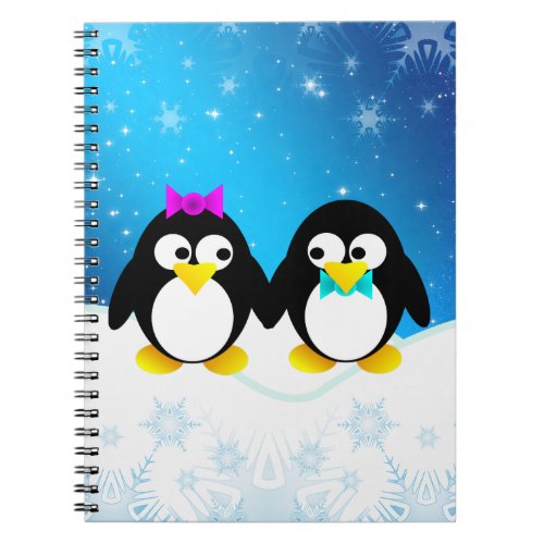 Penguin Couple Notebook