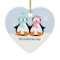 Penguin Couple Ornaments