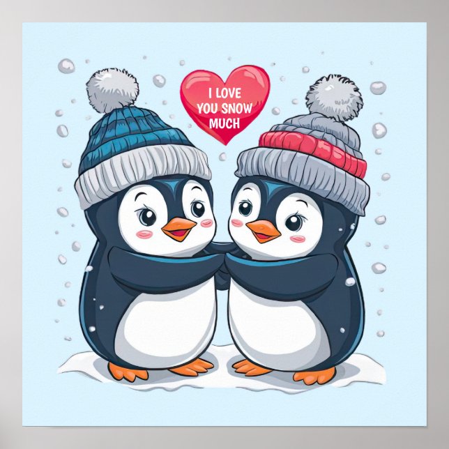 Penguin Couple Poster (Front)