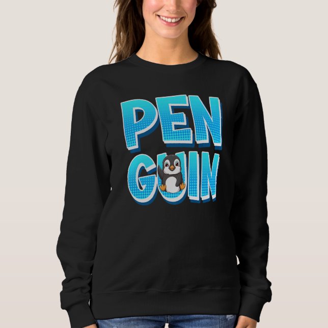 Penguin Cute Penguin Sweatshirt (Front)