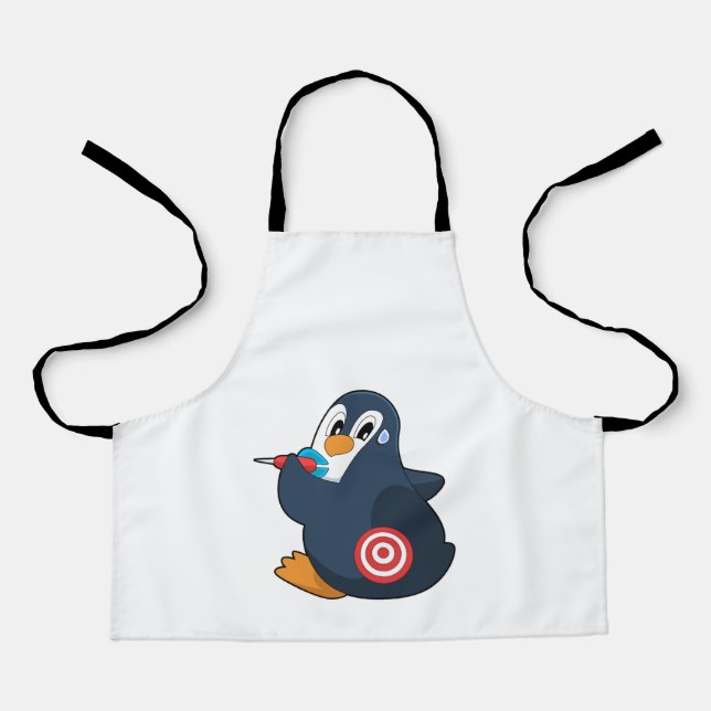 Penguin Darts Dart Dartboard Apron (Front)