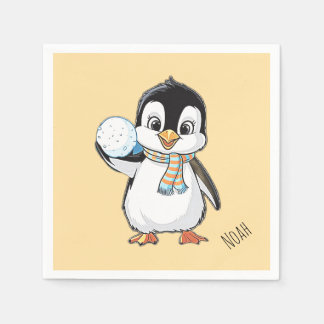 Penguin day celebrating-20 january or any napkins