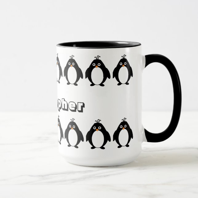 Penguin Design Mug (Right)