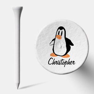 Penguin Design Personalised Golf Tees