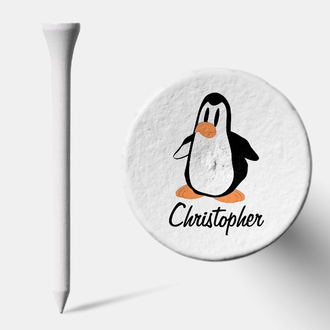 Penguin Design Personalised Golf Tees (Combo)