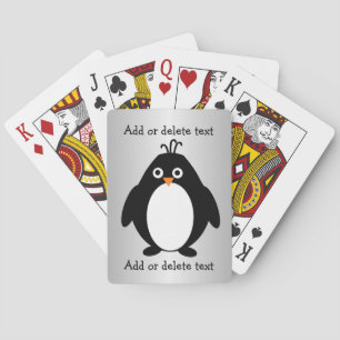 Penguin Design Poker Cards