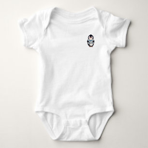 Penguin Don’t Miss Out Sign Baby Bodysuit