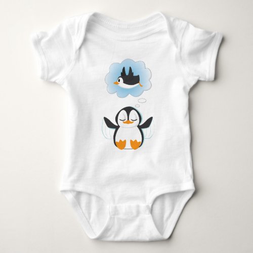 Penguin Dreams Baby Bodysuit