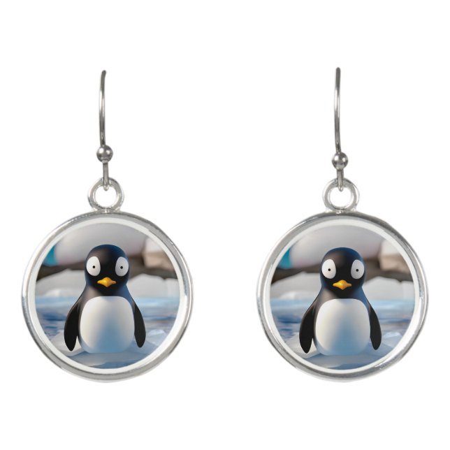 Penguin Earrings (Front)