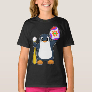 Penguin Easter Baseball T-Shirt