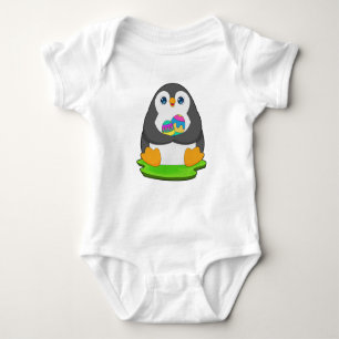 Penguin Easter Easter eggs Baby Bodysuit