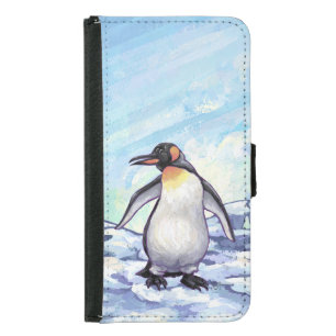 Penguin Electronics Wallet Phone Case For Samsung Galaxy S5
