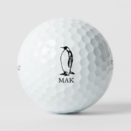 penguin emperor bird polar  golf balls