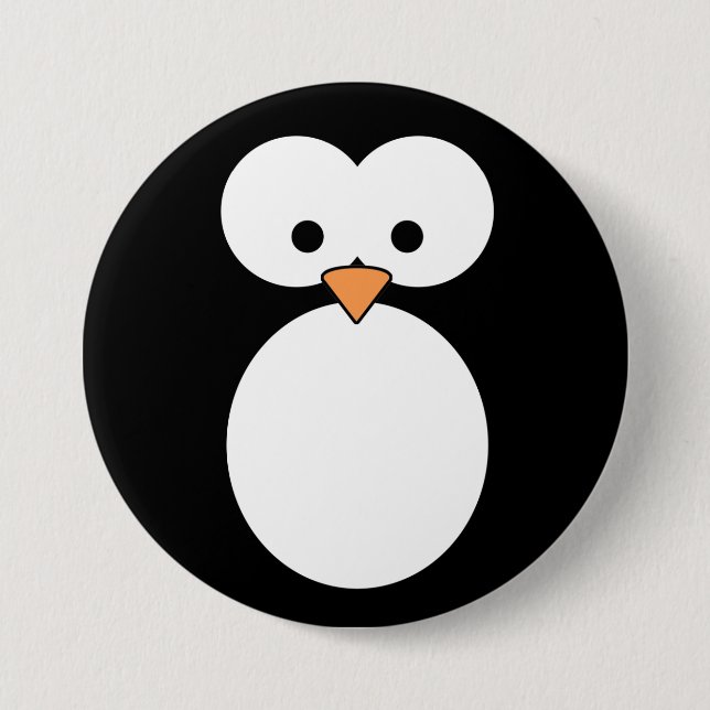 Penguin Eyes Button (Front)