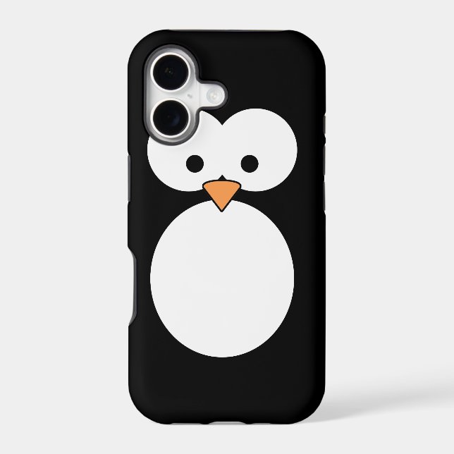 Penguin Eyes Iphone Case (Back)