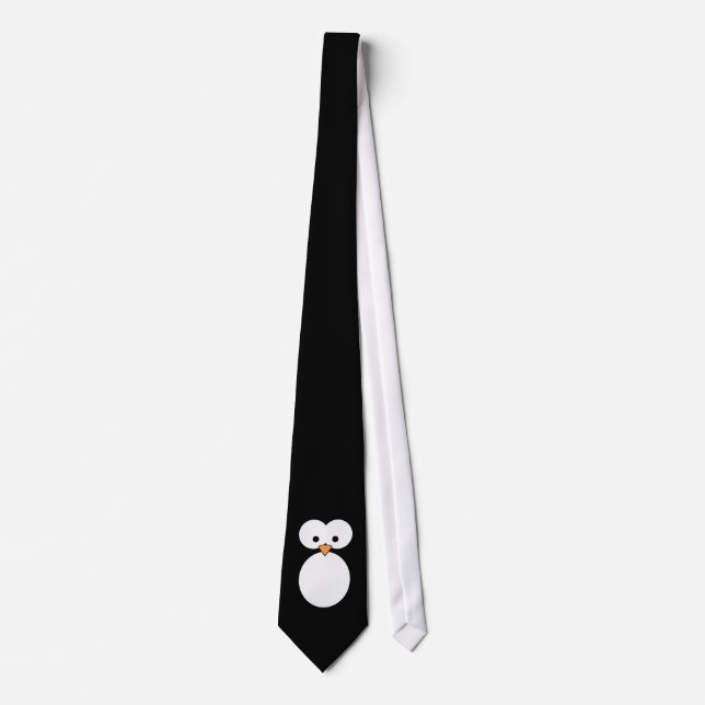 Penguin Eyes Neck Tie (Front)
