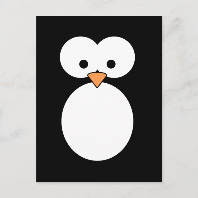 Penguin Eyes Postcard (Front)