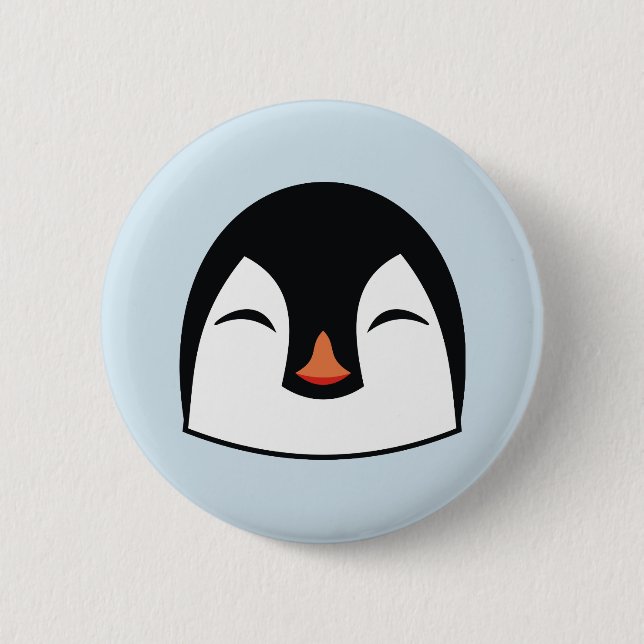 Penguin Face Button (Front)