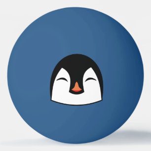 Penguin Face Ping-Pong Ball