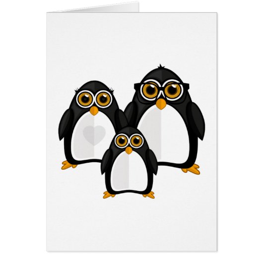 Penguin Family Cards (Front)