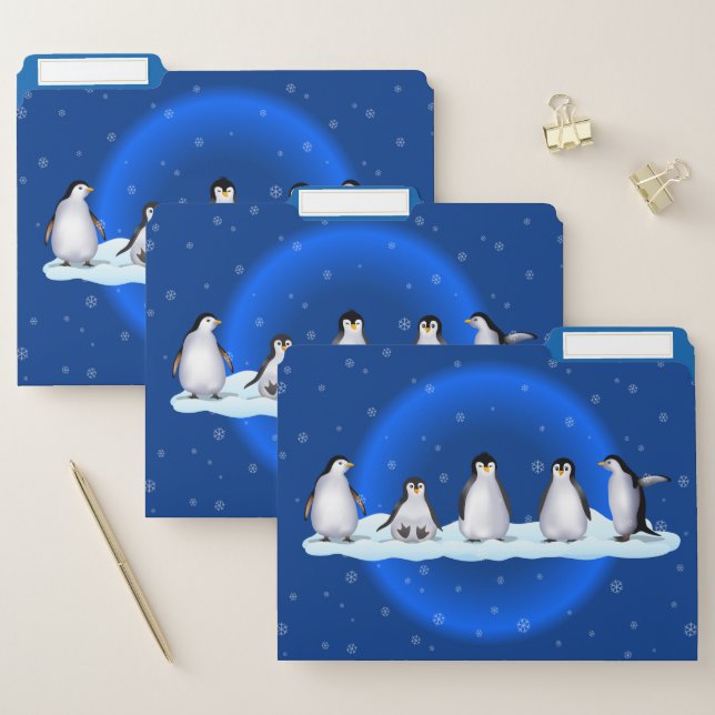 Penguin Family File Folder (Set)