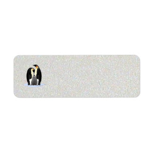 penguin family label